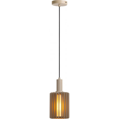 Lampa wisząca Lambres 15cm taupe Lucide