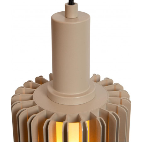 Lampa wisząca potrójna Lambres 40cm taupe Lucide
