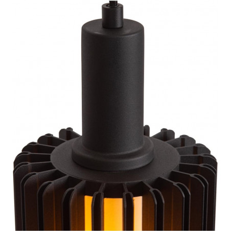 Lampa wisząca potrójna Lambres 40cm czarna Lucide