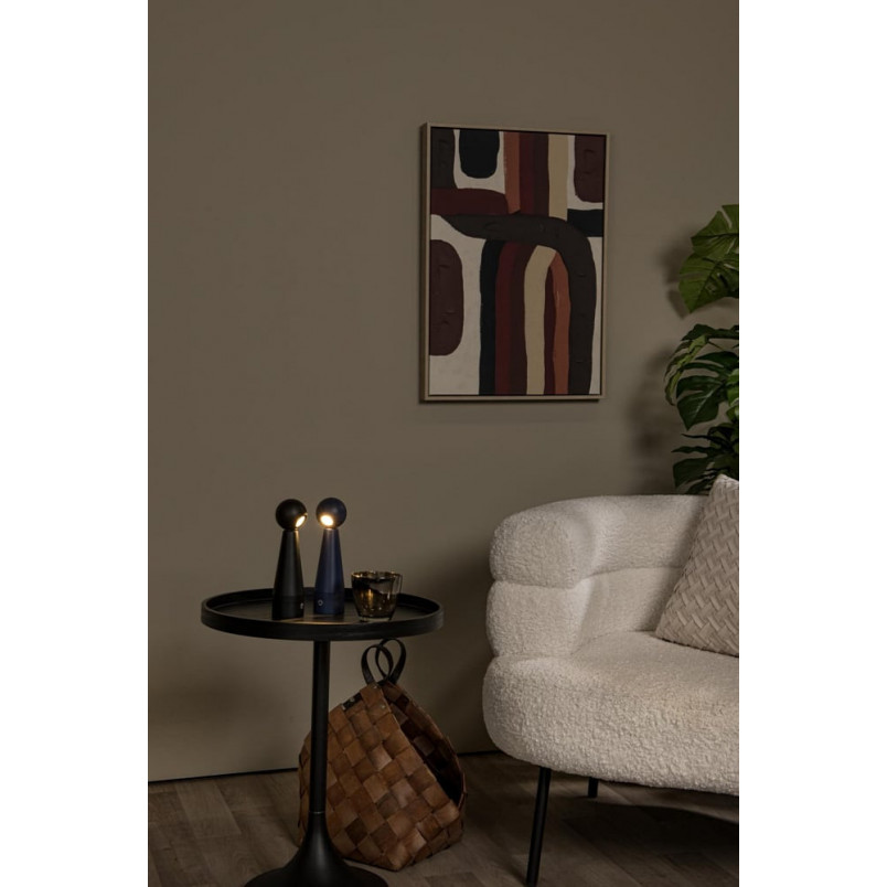 Lampa na stolik przenośna Ipsos LED czarna Lucide