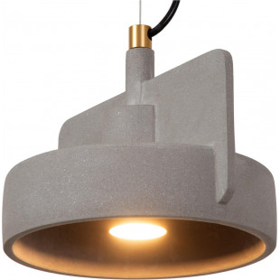 Lampa betonowa wisząca loft Ninja 22,5cm szara Lucide