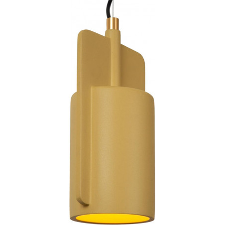 Lampa betonowa wisząca loft Ninja 15,5cm żółta Lucide