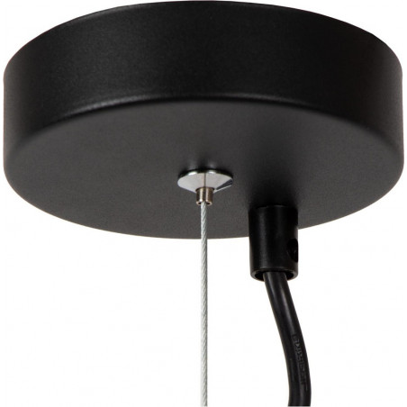 Lampa betonowa wisząca loft Ninja 15,5cm żółta Lucide