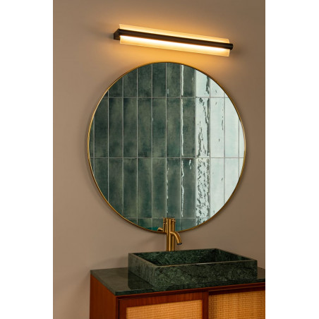 Kinkiet łazienkowy nad lustro Wanda LED 3000K 60cm czarny Lucide