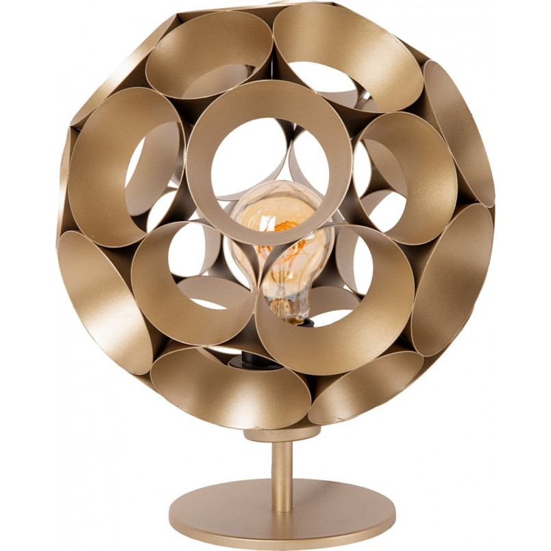 Lampa stołowa kula modern Hannelore 25cm matowe złoto / mosiądz Lucide