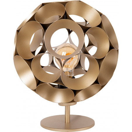 Lampa stołowa kula modern Hannelore 25cm matowe złoto / mosiądz Lucide