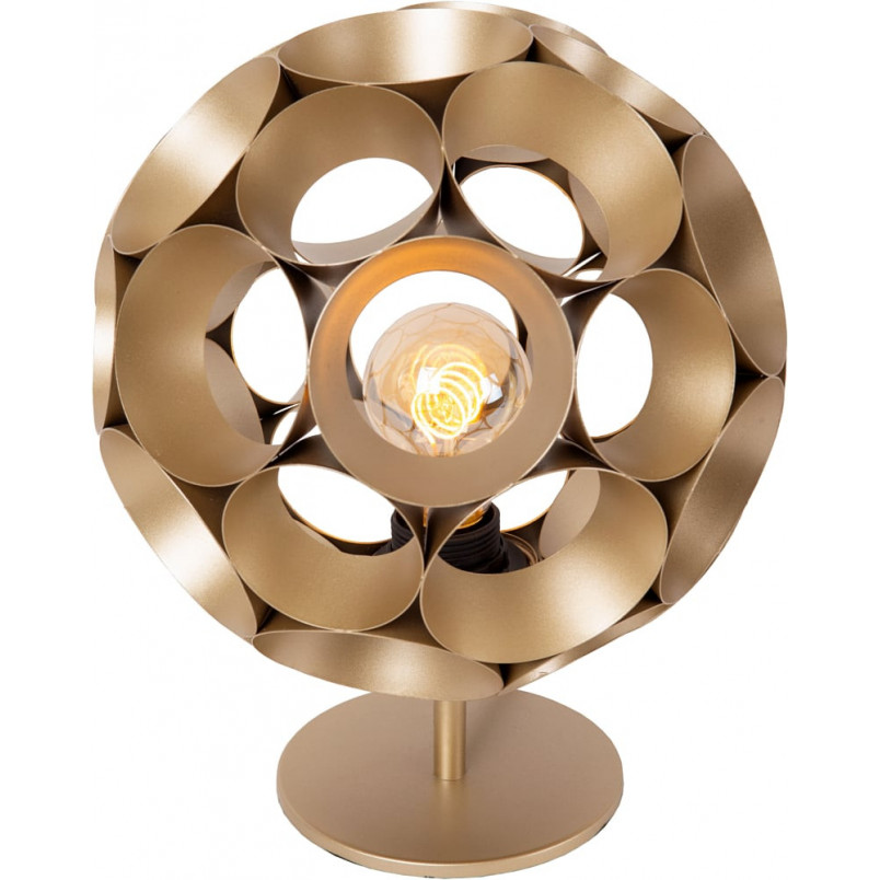 Lampa stołowa kula modern Hannelore 25cm matowe złoto / mosiądz Lucide