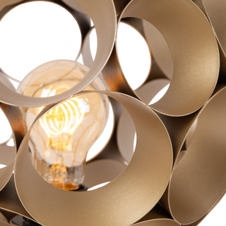 Lampa stołowa kula modern Hannelore 25cm matowe złoto / mosiądz Lucide