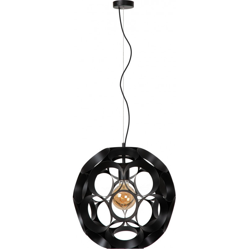 Lampa wisząca kula modern Hannelore 40cm czarna Lucide