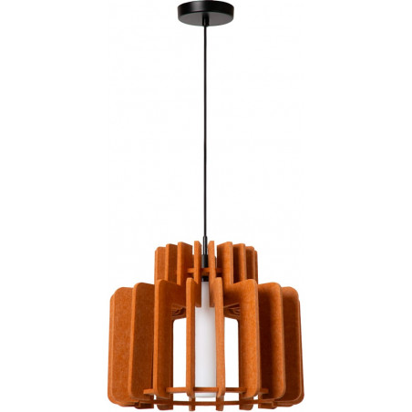 Lampa wisząca filcowa Rollo 40cm terracotta Lucide