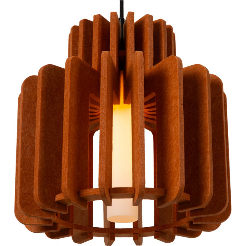 Lampa wisząca filcowa Rollo 40cm terracotta Lucide