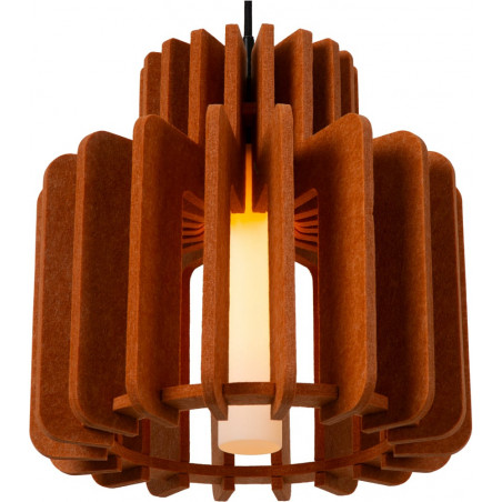 Lampa wisząca filcowa Rollo 40cm terracotta Lucide