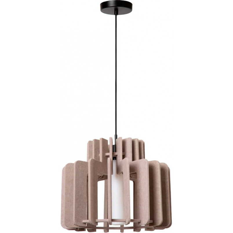 Lampa wisząca filcowa Rollo 40cm taupe Lucide