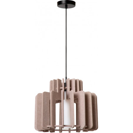 Lampa wisząca filcowa Rollo 40cm taupe Lucide