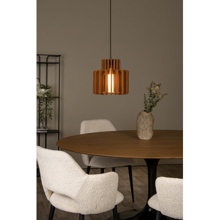 Lampa wisząca filcowa Rollo 31cm terracotta Lucide