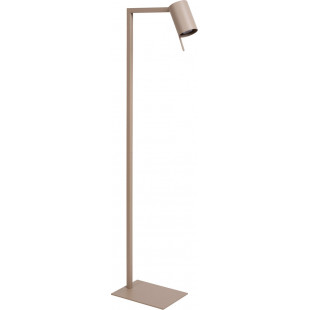 Lampa podłogowa do czytania Lesley 130cm taupe Lucide