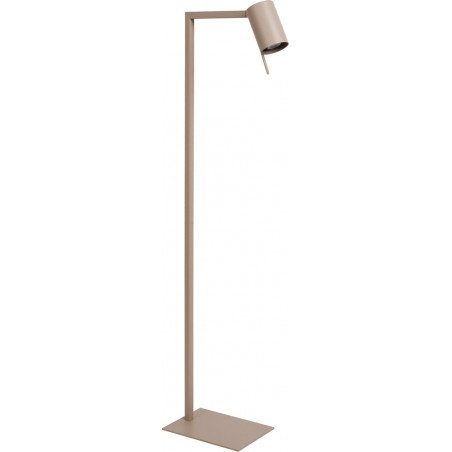Lampa podłogowa do czytania Lesley 130cm taupe Lucide
