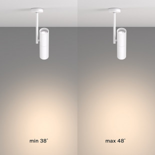 Reflektor sufitowy na wysięgniku Elti 5,3cm biały Maytoni