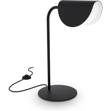 Lampa na biurko designerska Mollis czarna Maytoni