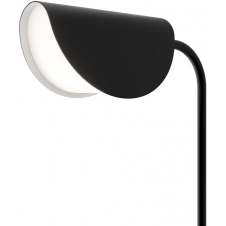 Lampa podłogowa designerska Mollis czarna Maytoni