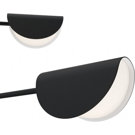 Lampa sufitowa 8 punktowa Mollis 125cm czarna Maytoni