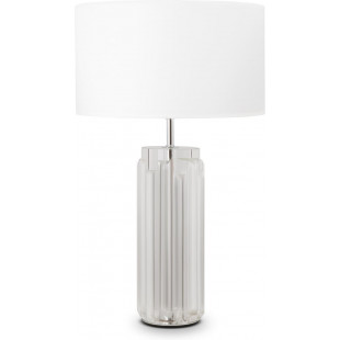 Lampa na komodę hampton Muse biały / przeźroczysty / chrom Maytoni