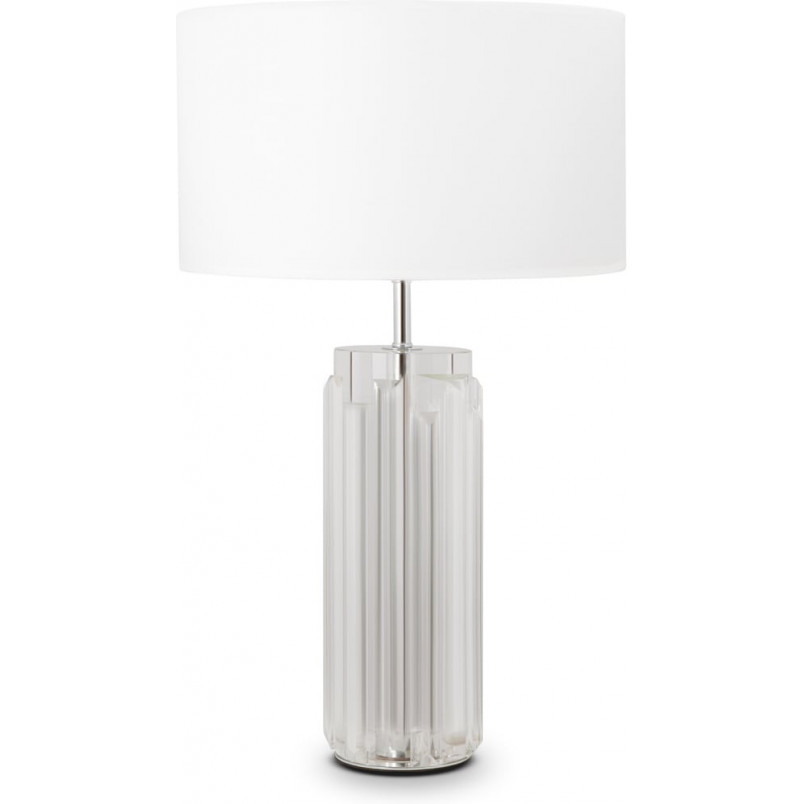 Lampa na komodę hampton Muse biały / przeźroczysty / chrom Maytoni