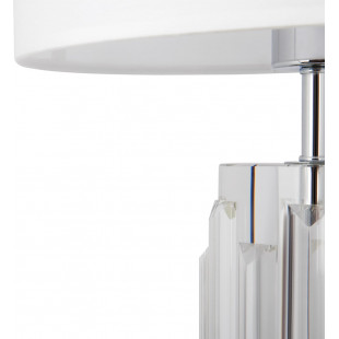 Lampa na komodę hampton Muse biały / przeźroczysty / chrom Maytoni