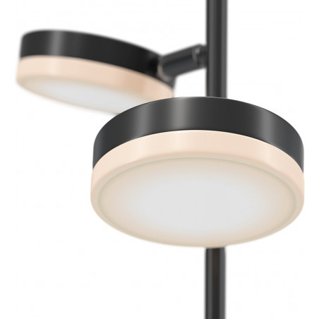 Lampa wisząca potrójna z regulowanymi kloszami Fad LED III 35cm czarna Maytoni