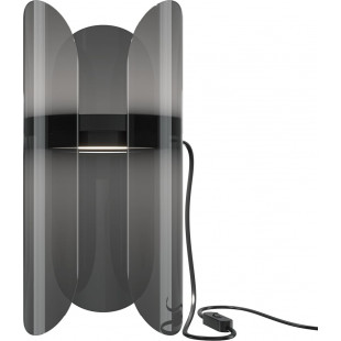 Lampa stołowa designerska Insight LED czarny przezroczysty Maytoni