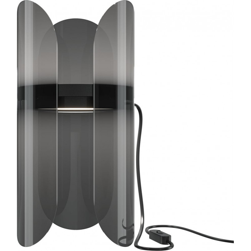 Lampa stołowa designerska Insight LED czarny przezroczysty Maytoni