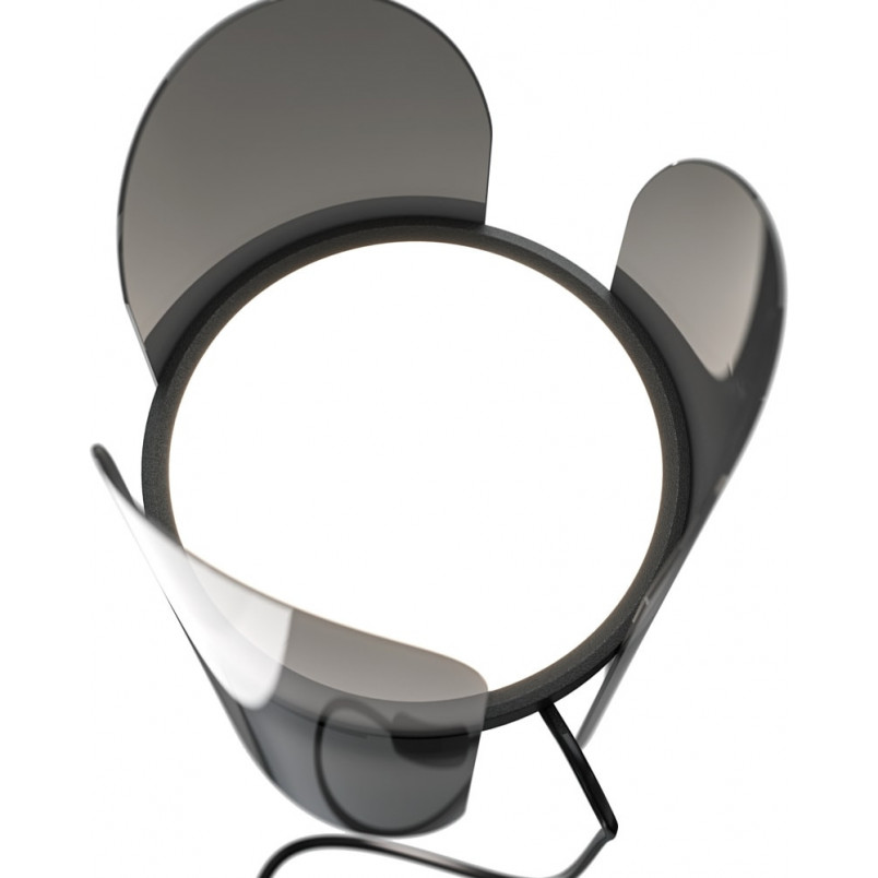Lampa stołowa designerska Insight LED czarny przezroczysty Maytoni