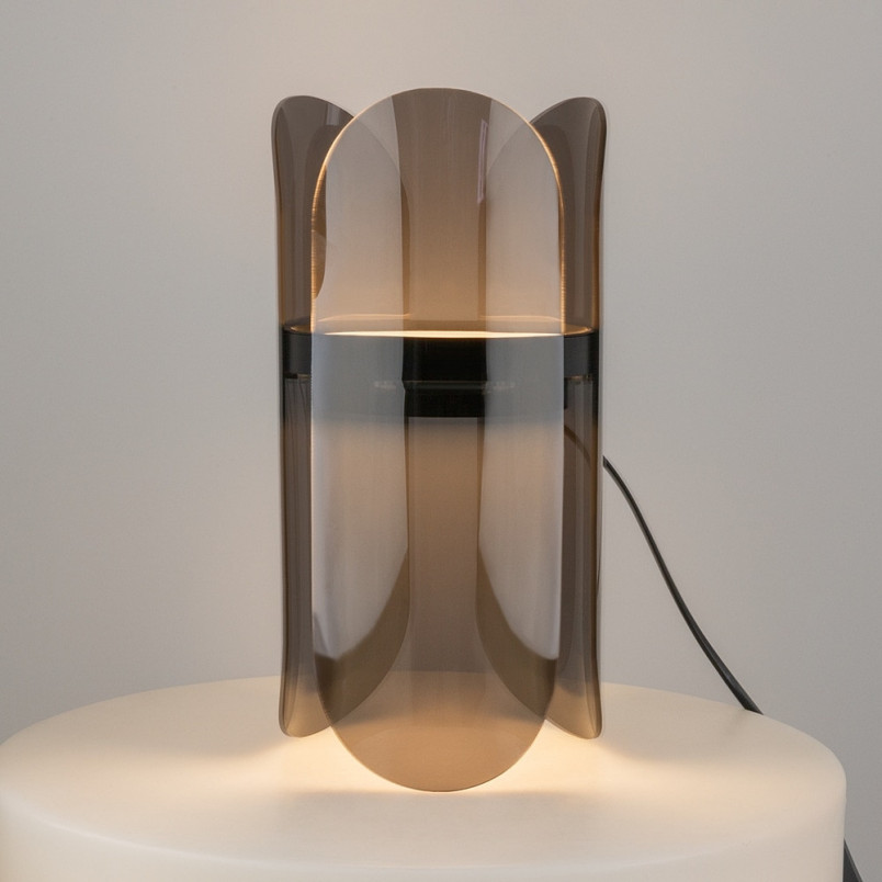 Lampa stołowa designerska Insight LED czarny przezroczysty Maytoni Lampa stołowa designerska Insight LED czarny przezroczysty Maytoni