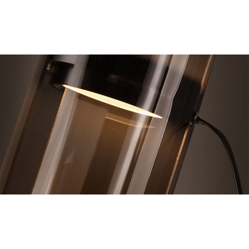 Lampa stołowa designerska Insight LED czarny przezroczysty Maytoni