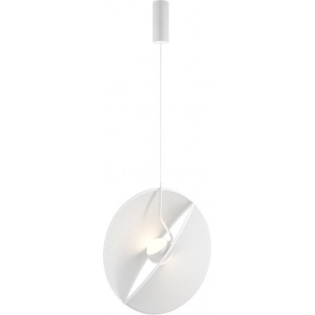 Lampa wisząca designerska Reflex LED 45cm biała Maytoni