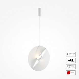 Lampa wisząca designerska Reflex LED 45cm biała Maytoni