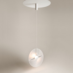 Lampa wisząca designerska Reflex LED 45cm biała Maytoni