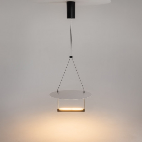 Lampa wisząca designerska Ambience LED 3000K 42cm biały / czarny Maytoni
