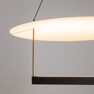 Lampa wisząca designerska Ambience LED 3000K 42cm biały / czarny Maytoni