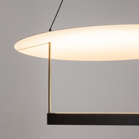 Lampa wisząca designerska Ambience LED 3000K 42cm biały / czarny Maytoni
