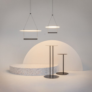 Lampa wisząca designerska Ambience LED 3000K 42cm biały / czarny Maytoni