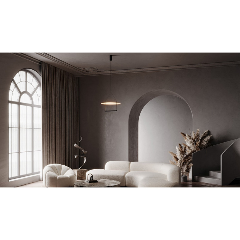 Lampa wisząca designerska Ambience LED 3000K 42cm biały / czarny Maytoni