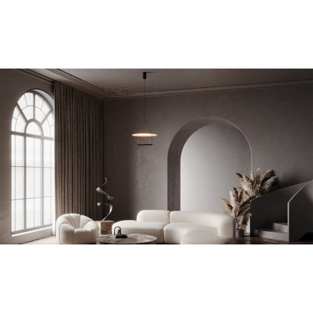 Lampa wisząca designerska Ambience LED 3000K 42cm biały / czarny Maytoni