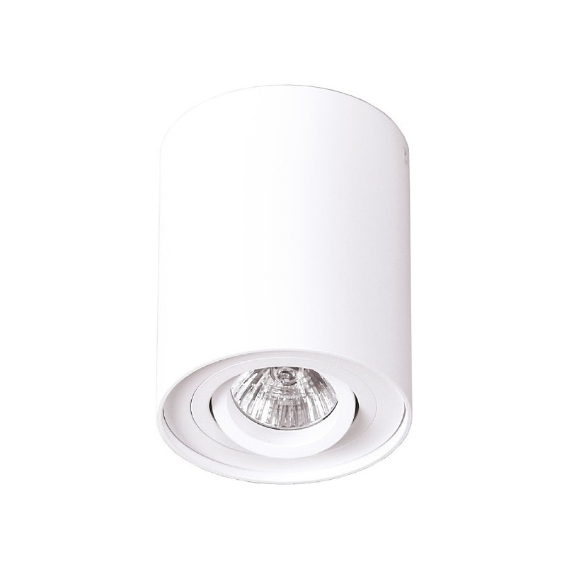 Lampa spot tuba Basic Round 9,5cm biała MaxLight