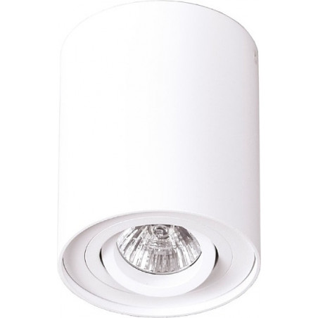 Lampa spot tuba Basic Round 9,5cm biała MaxLight