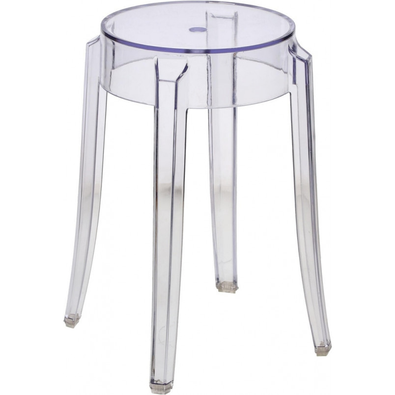 Taboret przezroczysty Duch 46 marki D2.Design