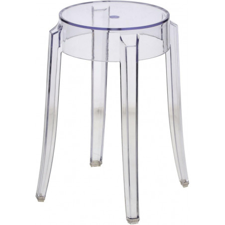 Taboret przezroczysty Duch 46 marki D2.Design