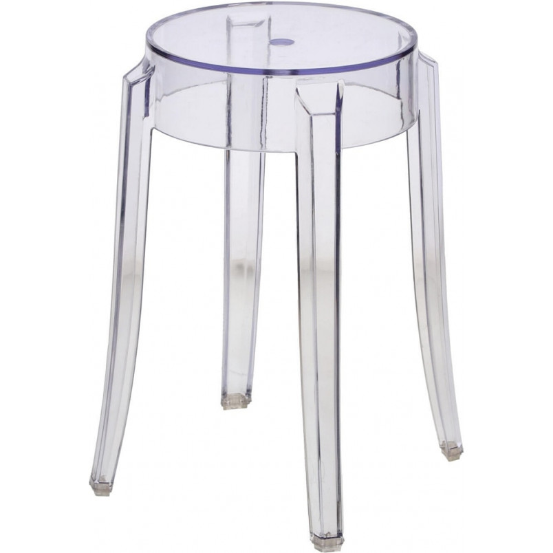 Taboret przezroczysty Duch 46 marki D2.Design