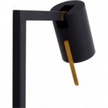 Lampa podłogowa minimalistyczna Lesley Czarna marki Lucide