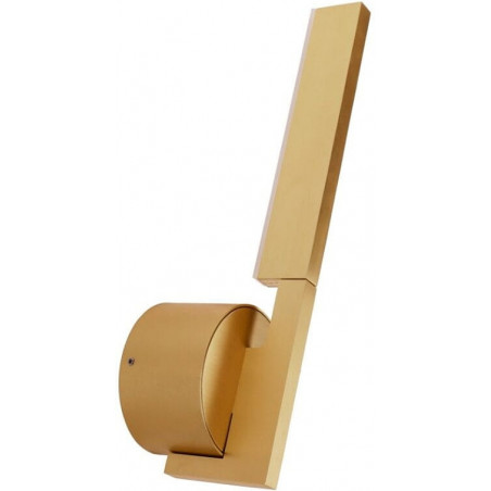 Kinkiet dekoracyjny pionowy Merano LED 3000K 27,5cm złoty MaxLight